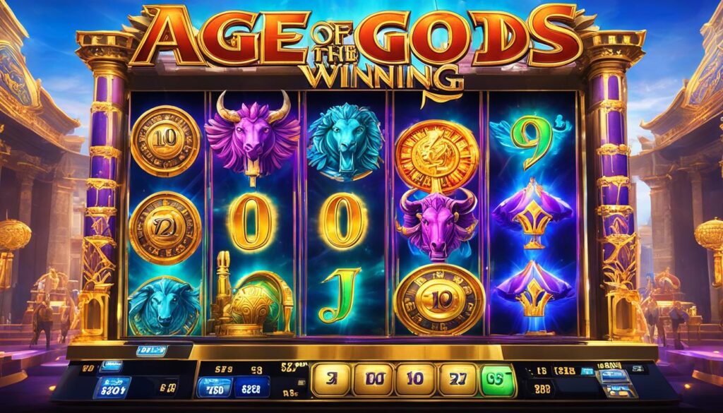 Age of the Gods slots winning hours