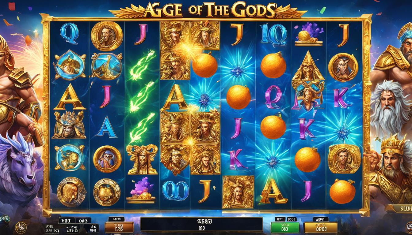 Age of the Gods slots winning hours