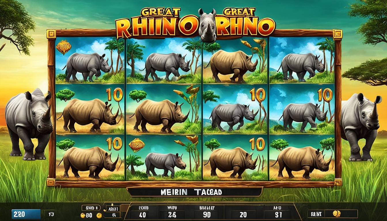 Great Rhino Megaways slots winning hours