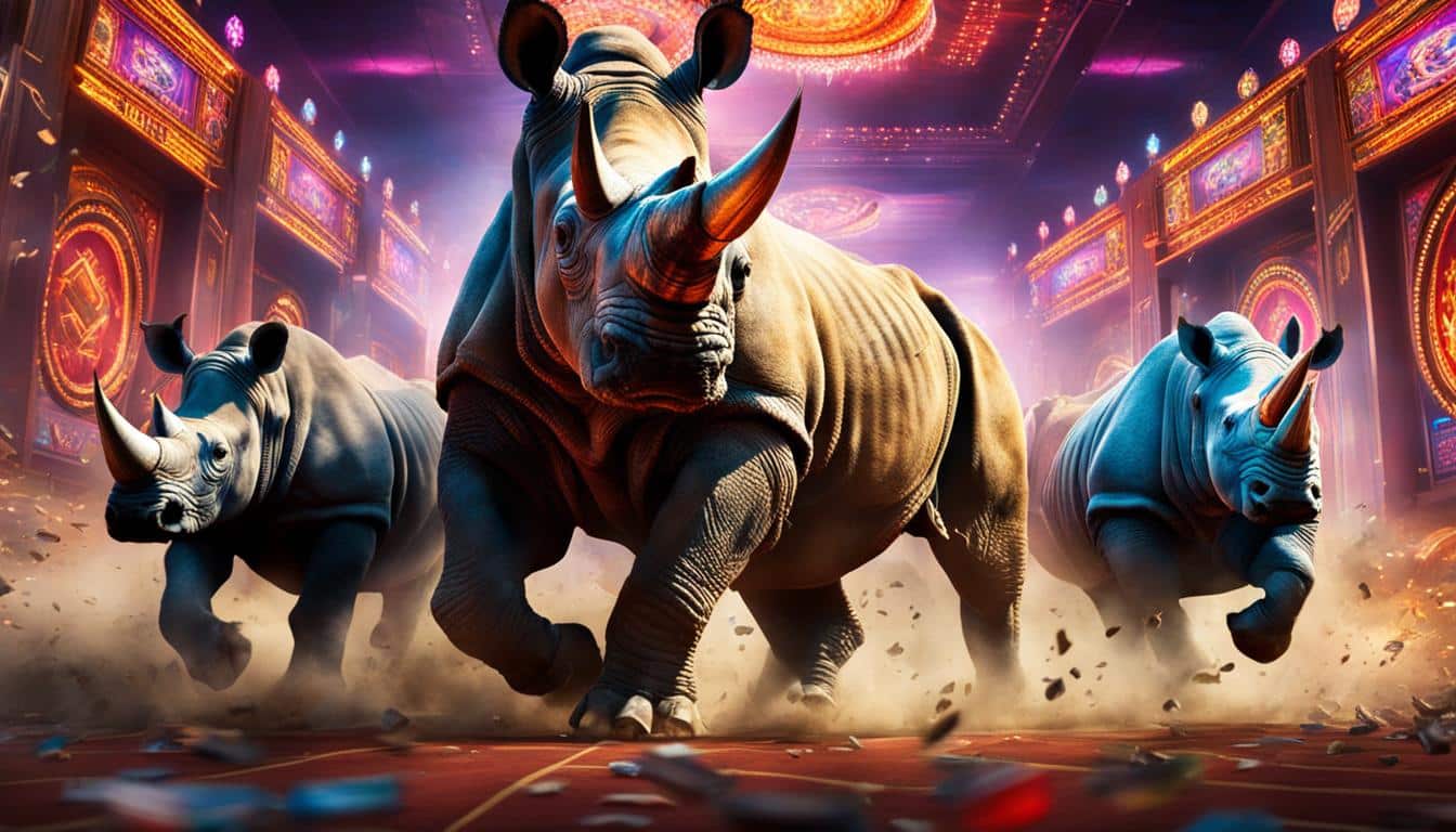 Raging Rhino slots winning hours